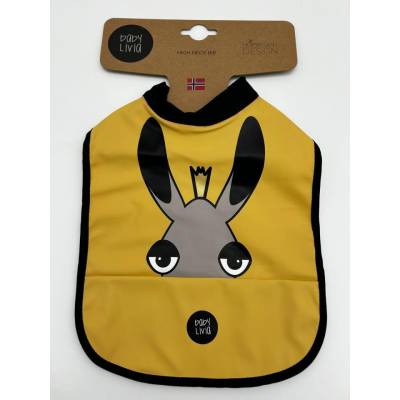 Babero donkey mostaza