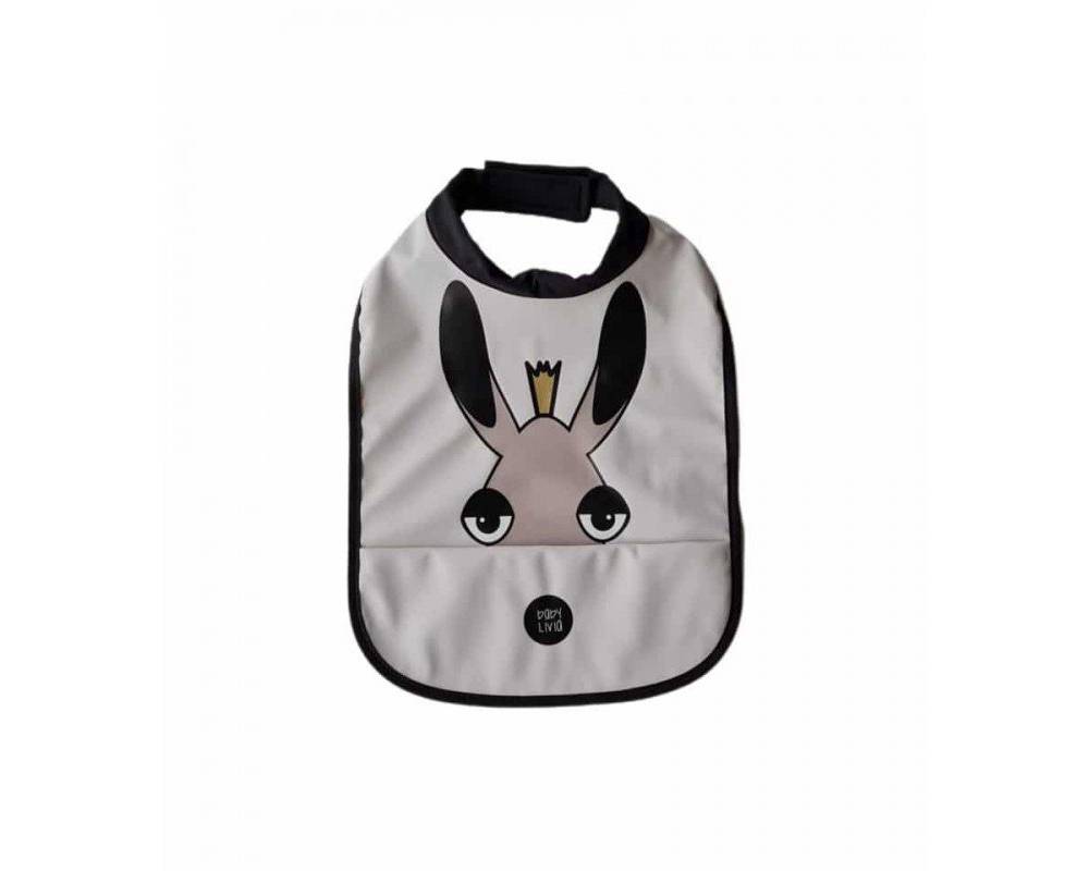 Babero donkey gris