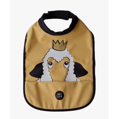 Babero oveja mostaza