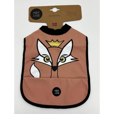 Babero fox melocotón