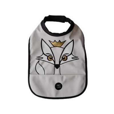Babero fox gris