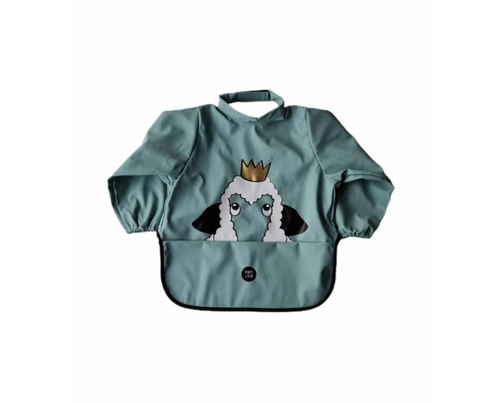 Babero Mangas oveja verde