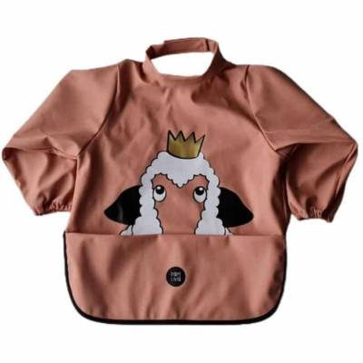 Babero Mangas oveja melocotón