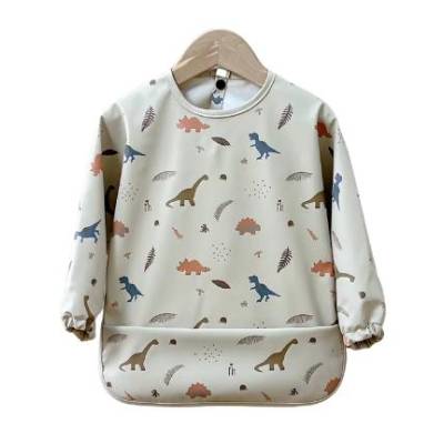 Babero mangas PU Talla S Dinos