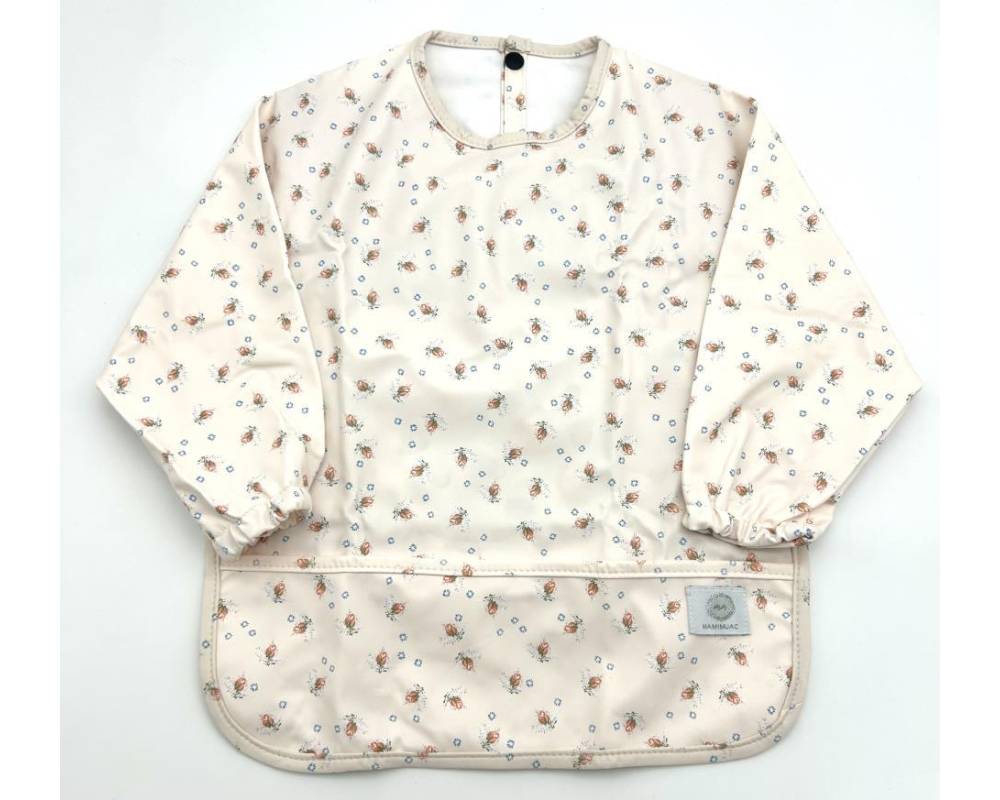 Babero Mangas PU Talla S Jardín