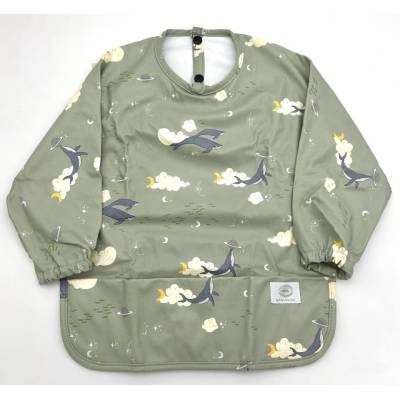 Babero Mangas PU Talla S Ballenas