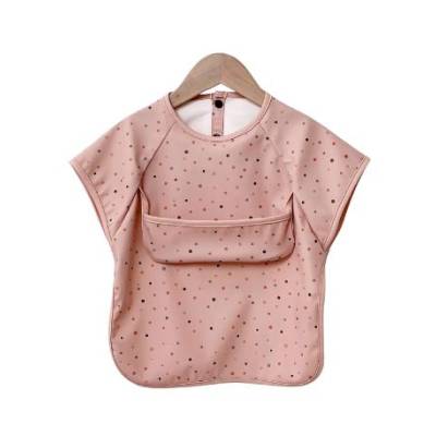 Babero Pocket Topos rosa