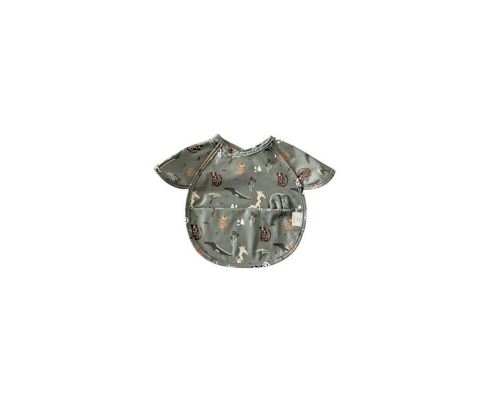 Babero Rabbit PU Jungla verde