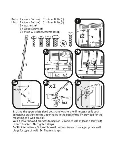 92 TIRAS ANTI-VUELCO