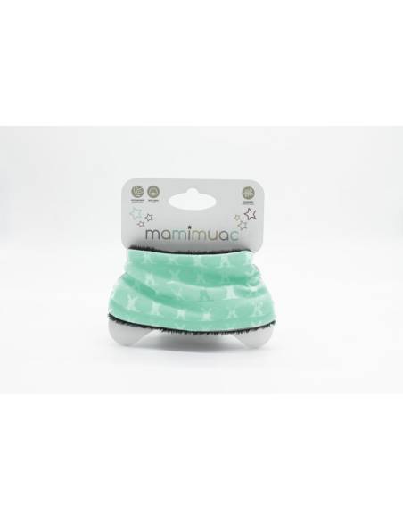 Cuello pelo conejo verde