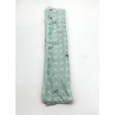 Cuello pelo conejo verde 2