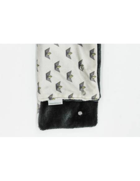 Cuello pelo barco gris