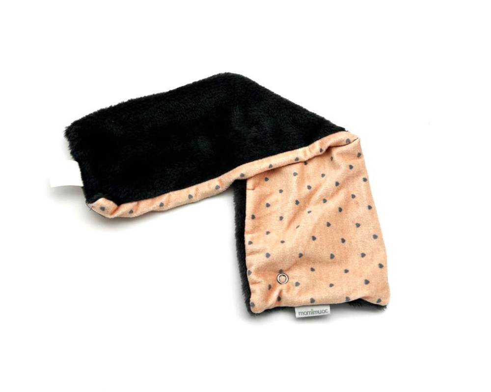 Cuello pelo corazón melocotón