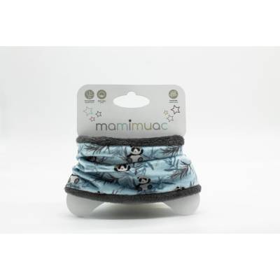 Cuello pelo panda celeste