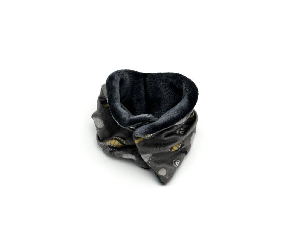 Cuello pelo Balloon gris