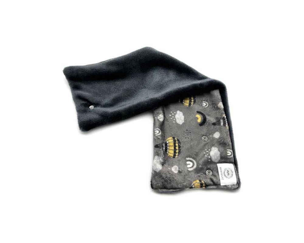 Cuello pelo Balloon gris