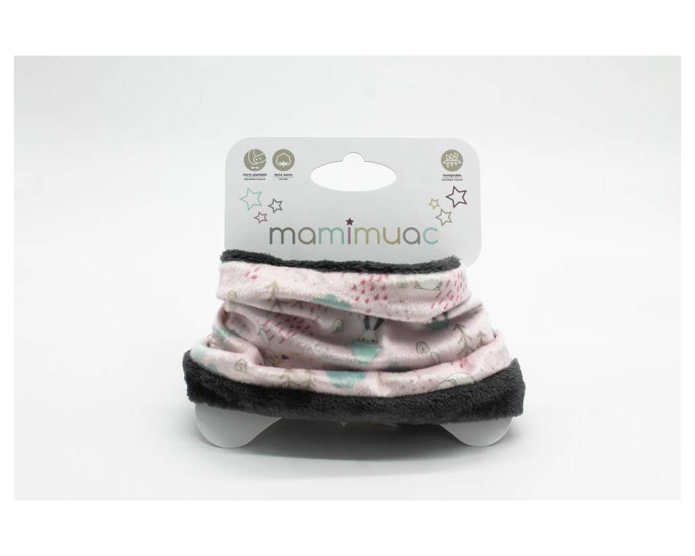 Cuello pelo bosque rosa