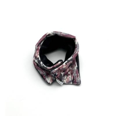 Cuello pelo Camuflaje rosa