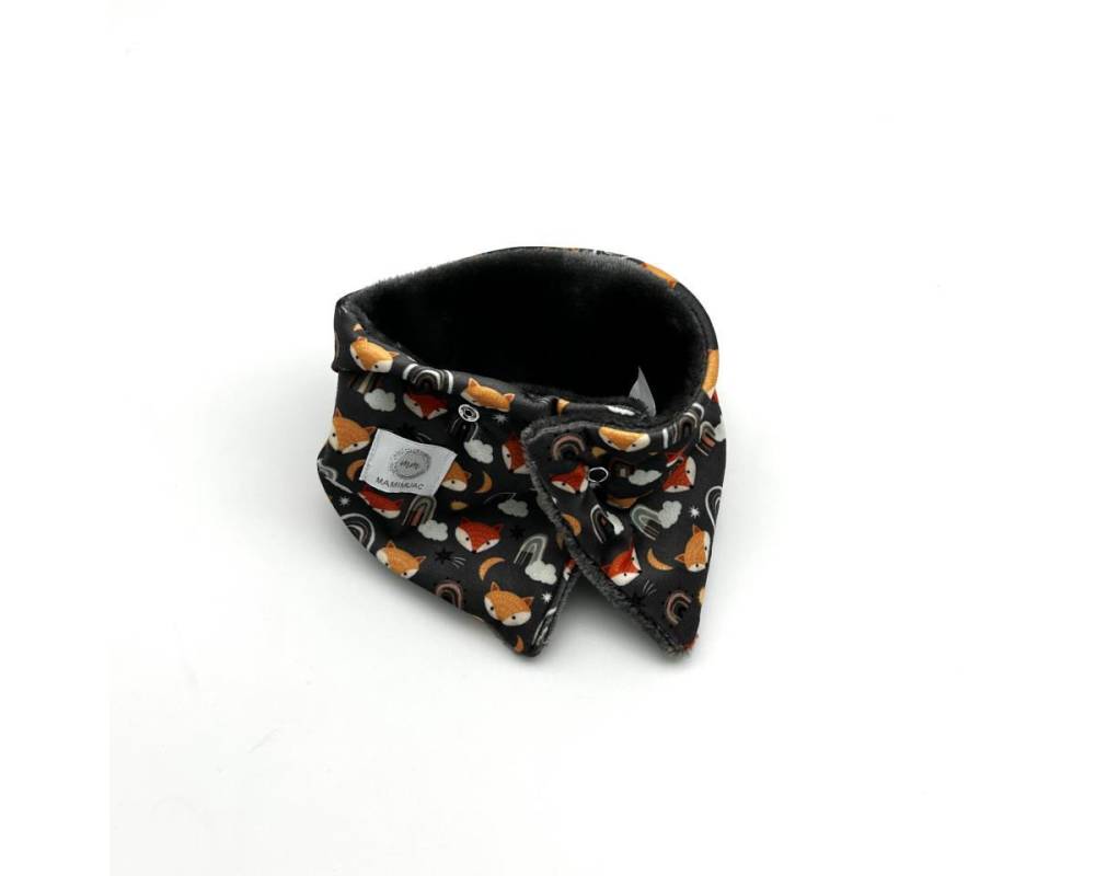 Cuello pelo Fox gris