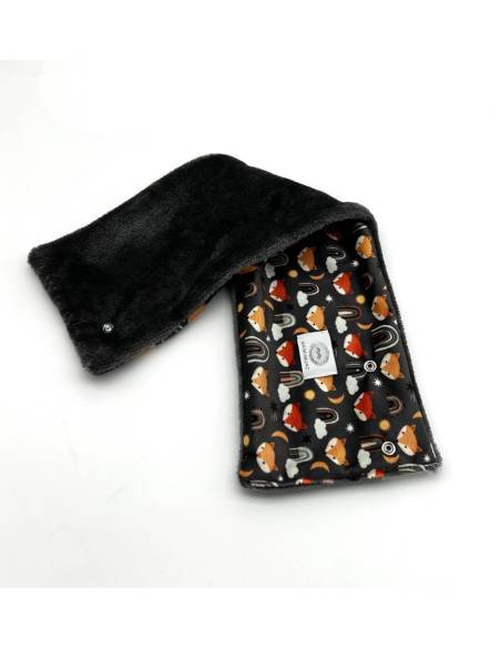 Cuello pelo Fox gris