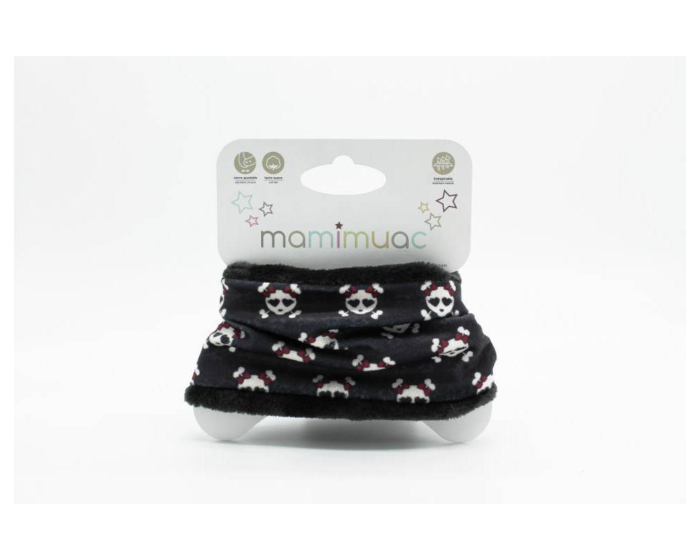 Cuello pelo calavera niña