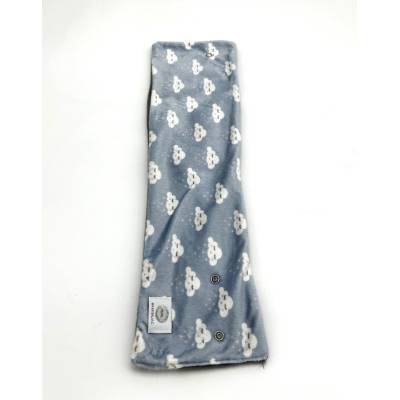 Cuello pelo nube corazón azul 2