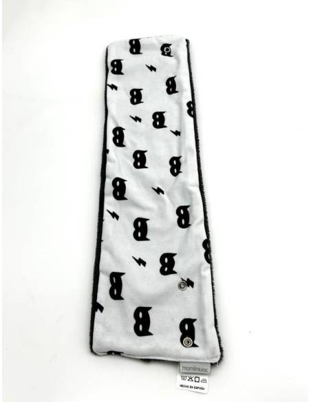 Cuello pelo mascara blanca