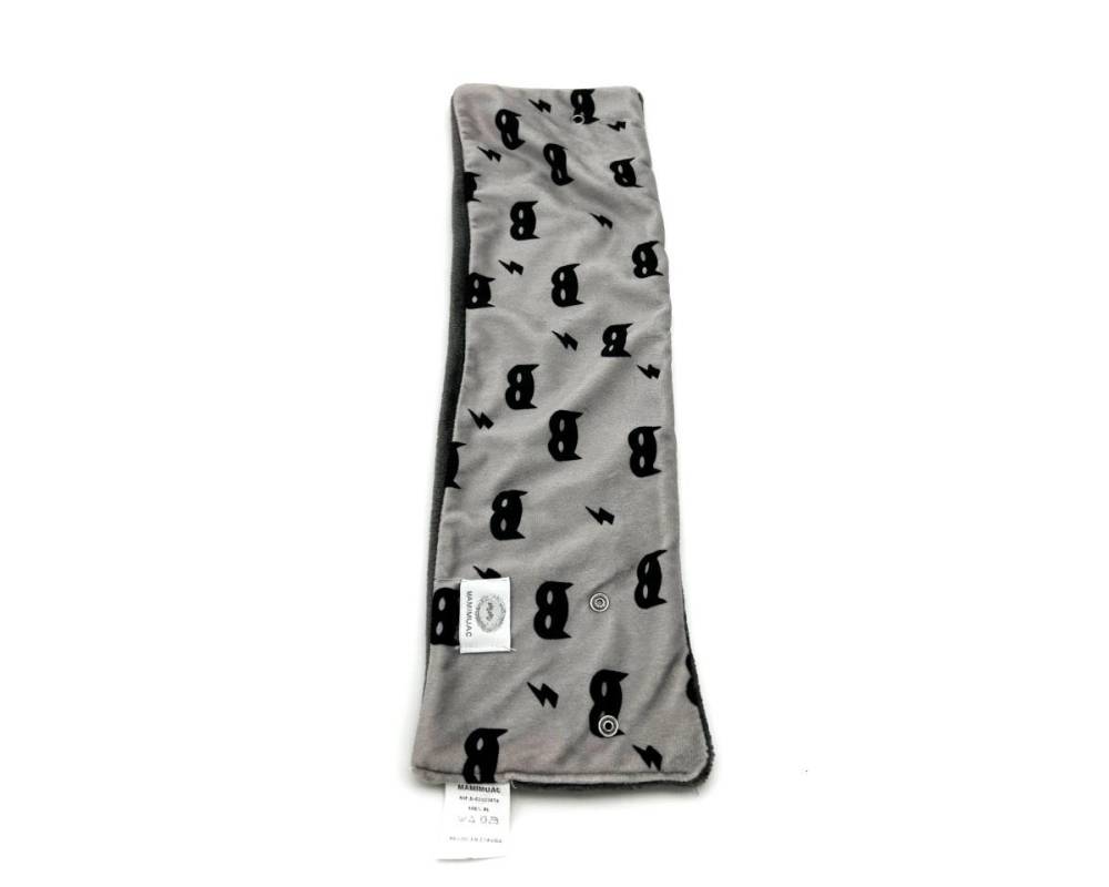 Cuello pelo mascara gris