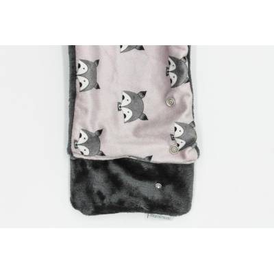 Cuello pelo zorro rosa 2