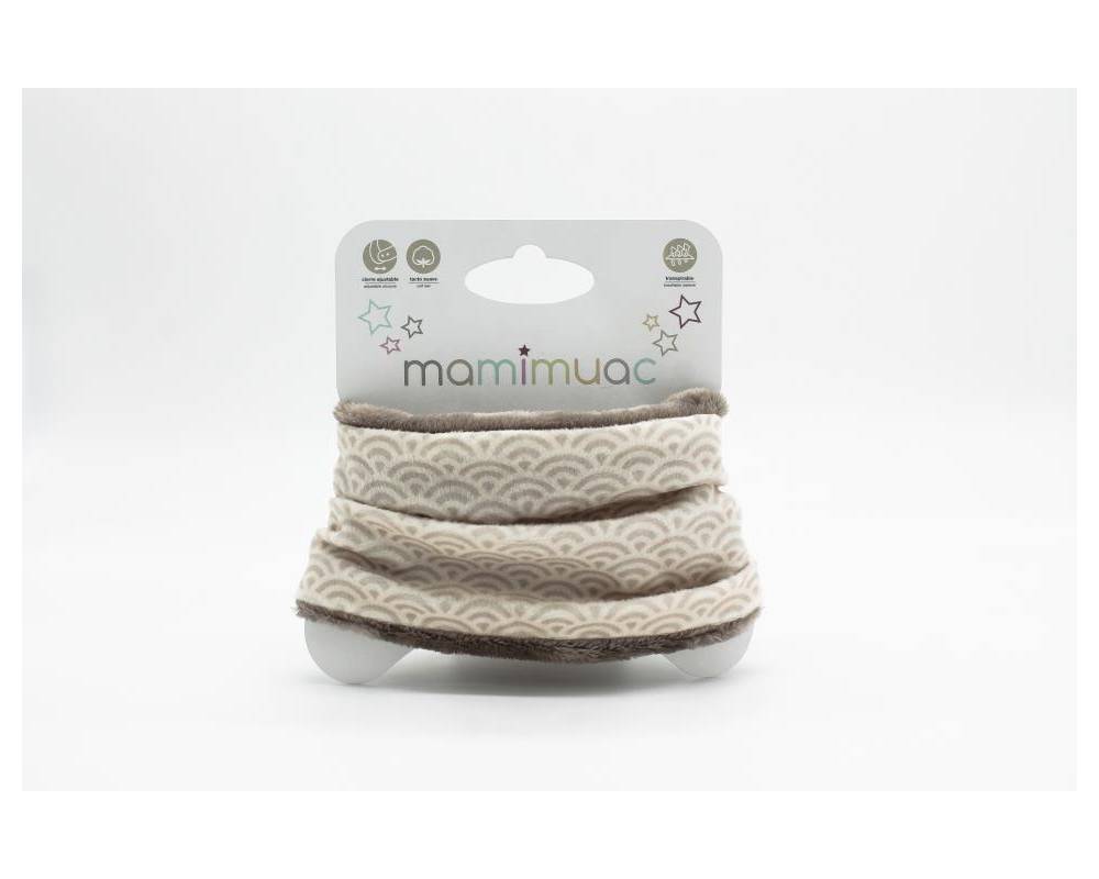 Cuello pelo wifi beige