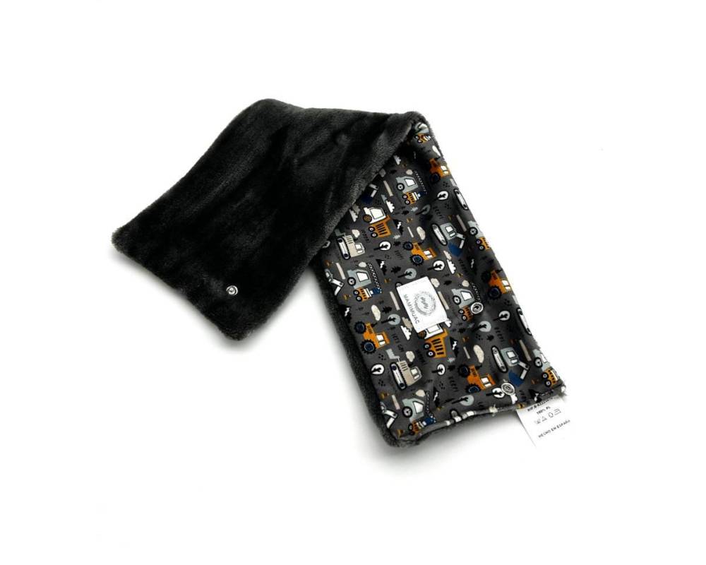 Cuello Pelo Tractor gris