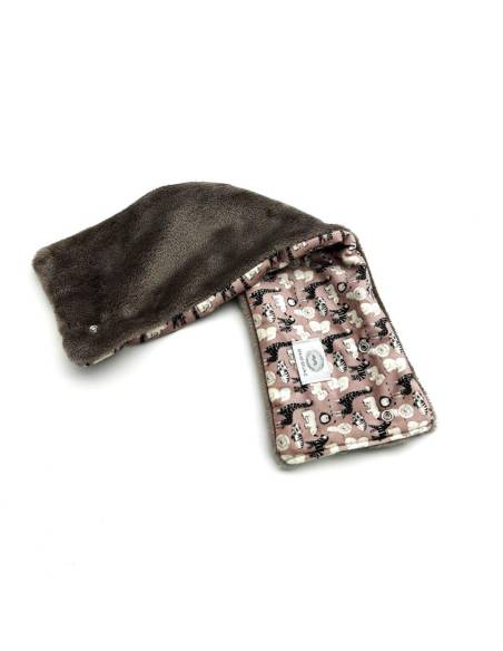 Cuello Pelo Jirafa rosa