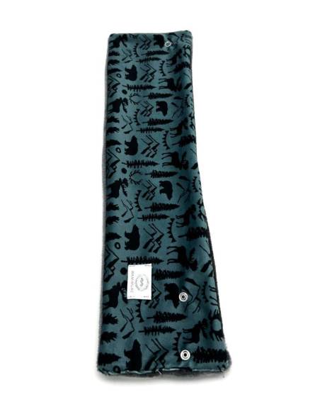 Cuello pelo Alce azul