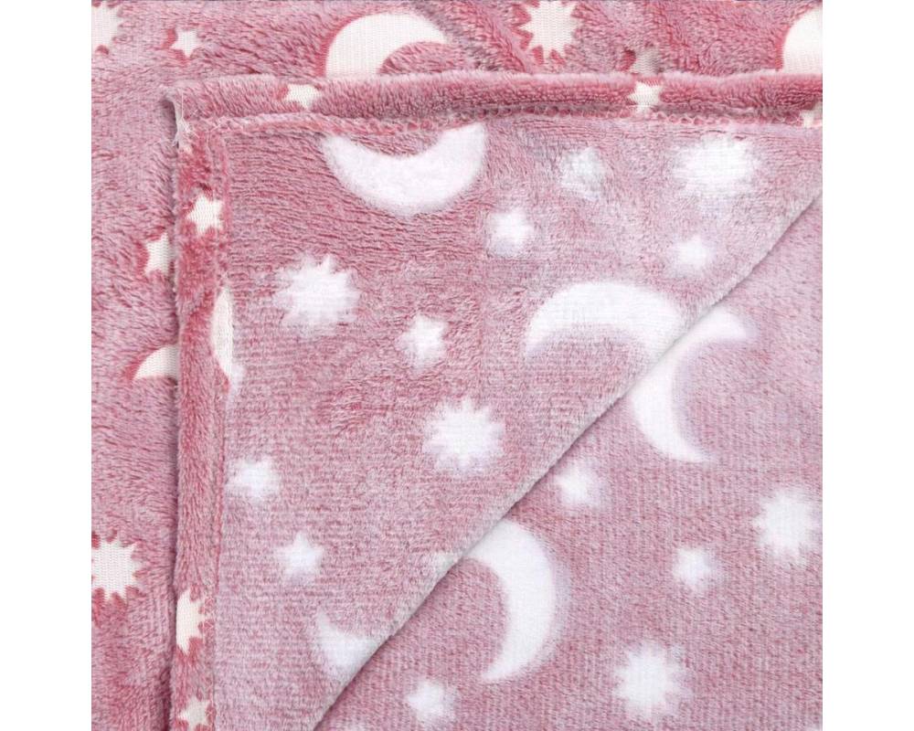 MANTA FLUOR  GRANDE LUNA ROSA