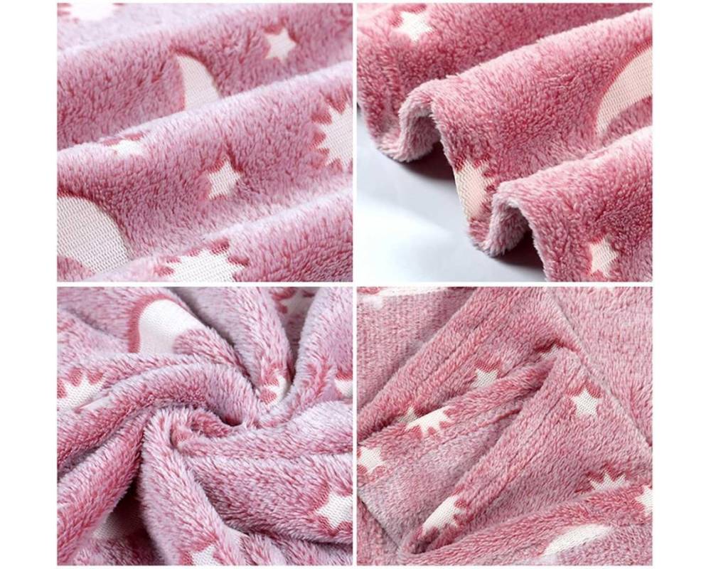 MANTA FLUOR  GRANDE LUNA ROSA