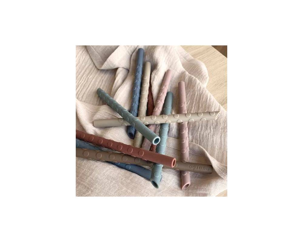 NU116 Ada cañas silicona 8-pack Color mix