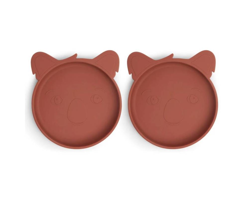 NU118 Akila plato 2-pack Koala Mahogany