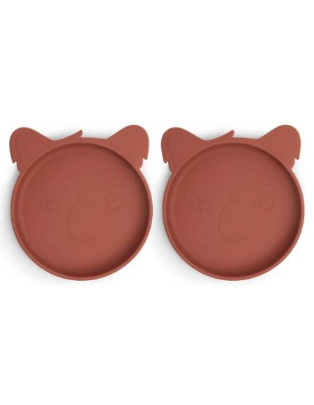 NU118 Akila plato 2-pack Koala Mahogany