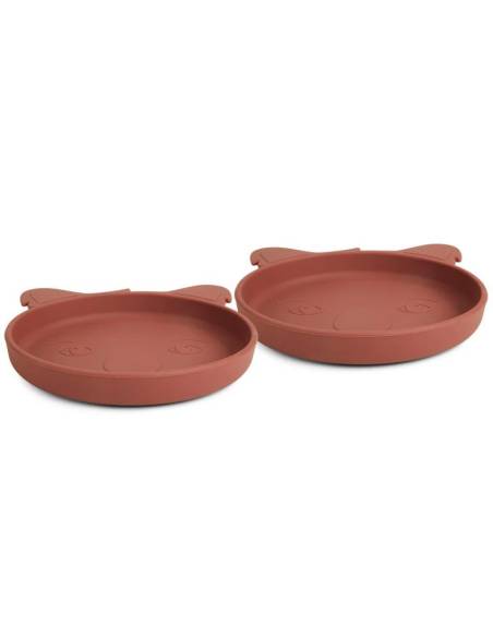 NU118 Akila plato 2-pack Koala Mahogany