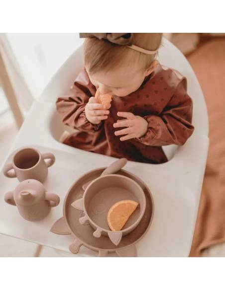 NU200 Luna babero mangas Mahogany leaf