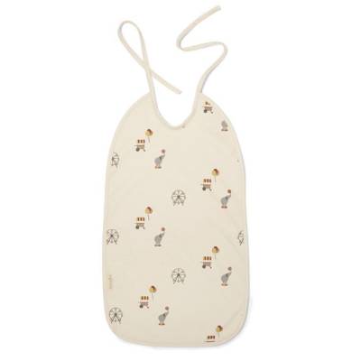 NU213 Alberte babero extra largo Creme - Circus