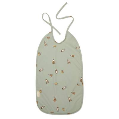 NU213 Alberte babero extra largo Light green- Spac