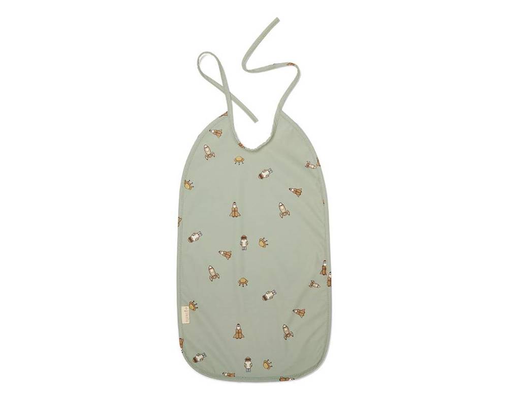 NU213 Alberte babero extra largo Light green- Spac