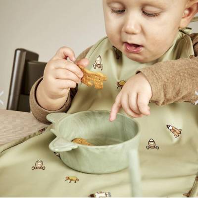 NU213 Alberte babero extra largo Light green- Spac 2