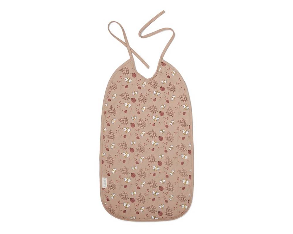 NU213 Alberte babero extra largo Sand - Flower bee