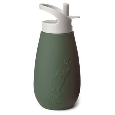 NU387 Pax botella silicona - 350 ml Dusty green