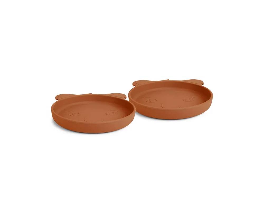 NU372 Akila plato 2-pack Koala Caramel Café