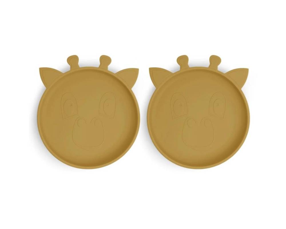 NU426 Akila plato 2-pack Girafa Dusty yellow