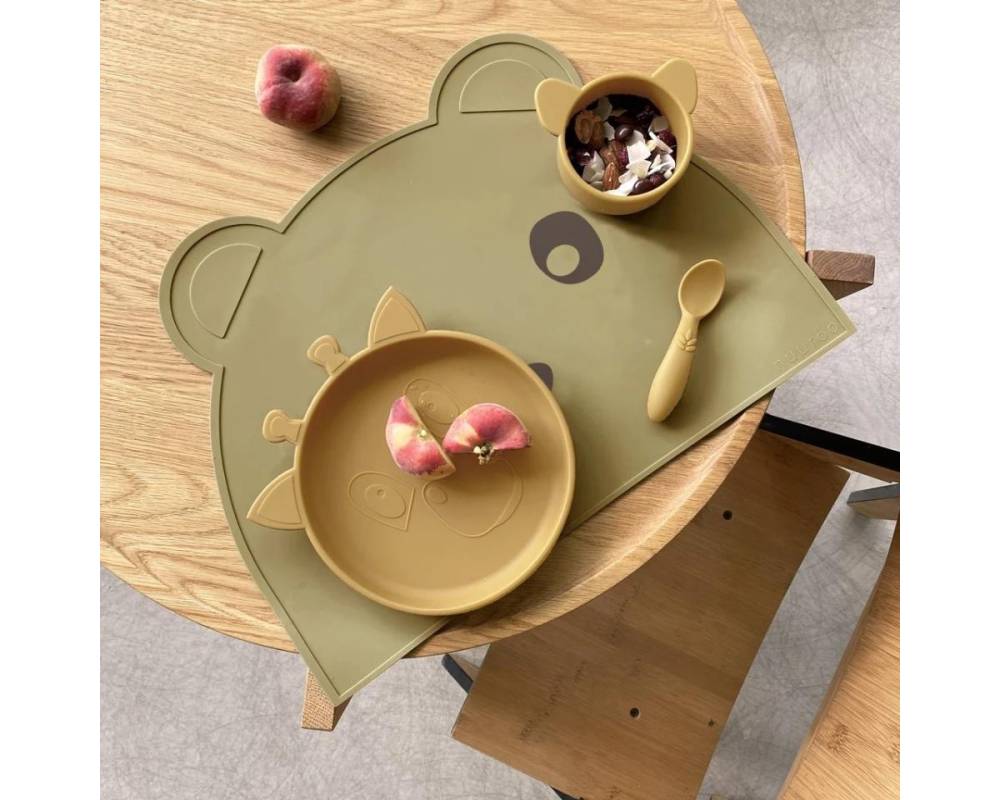 NU426 Akila plato 2-pack Girafa Dusty yellow