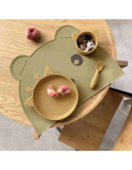 NU426 Akila plato 2-pack Girafa Dusty yellow